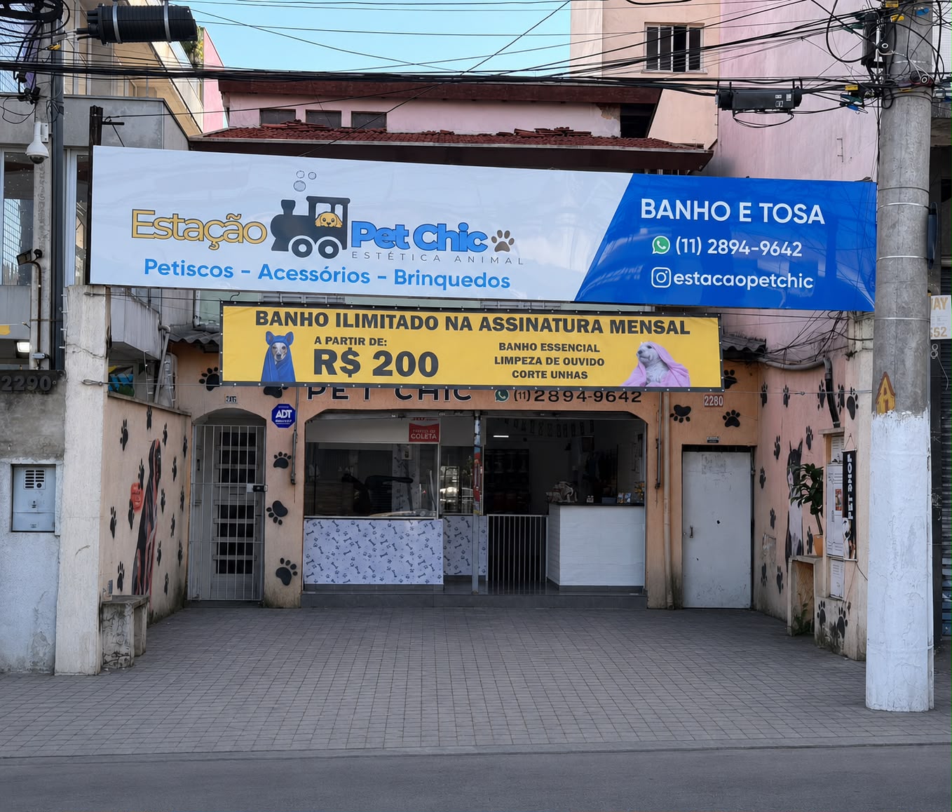 Antes e depois